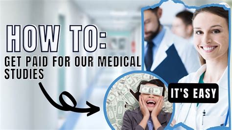 how to get paid for medical studies
